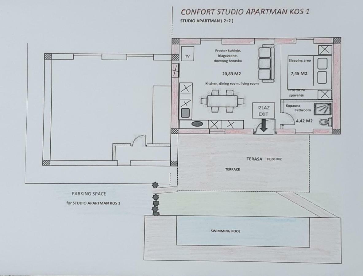 Villa Kos Lupoglav  Exterior foto